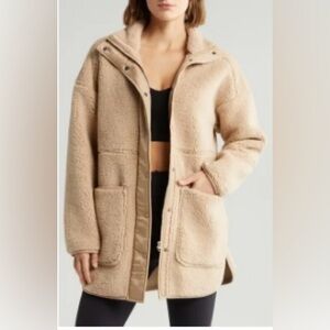 Women’s Zella Cozy Faux
Shearling Jacket - Tan from Nordstrom